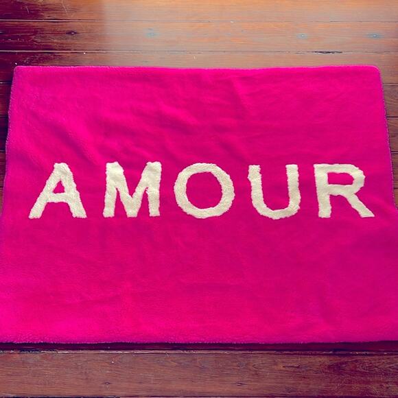 Apparis Kaia AMOUR plush super soft faux fur throw blanket - Picture 1 of 6